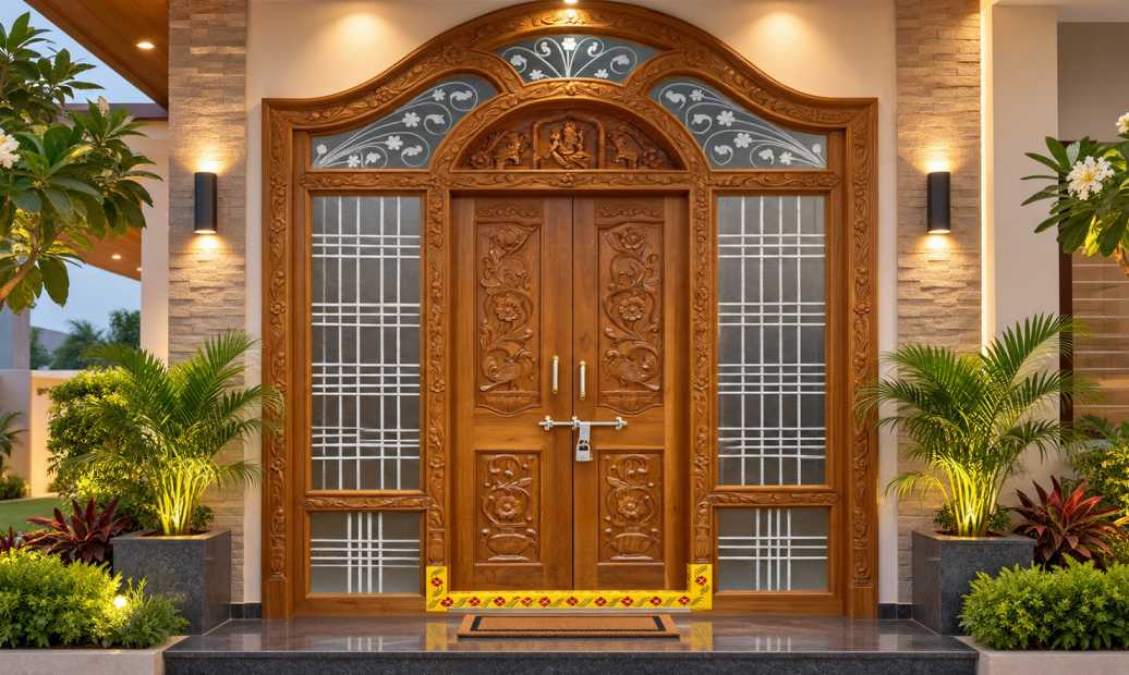 Wooden Double Door Designs in Hanamkonda