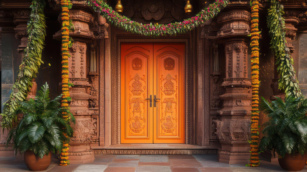 Pooja Room Door Designs