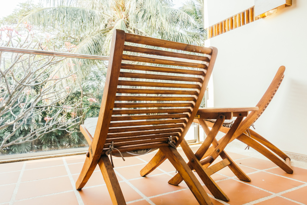 Wooden chairs