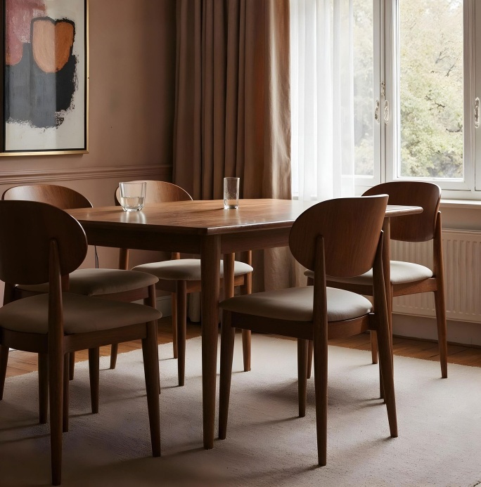 Wooden dining tables