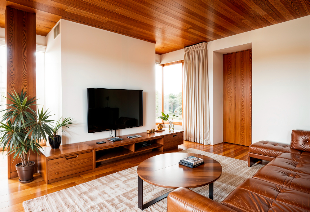 Wooden TV units
